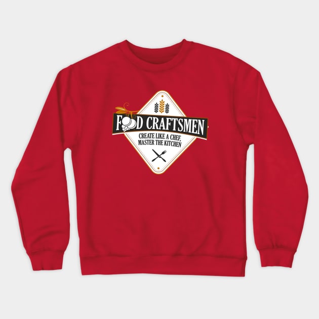 The Food Craftsmen Basic Logo Crewneck Sweatshirt by rkparker